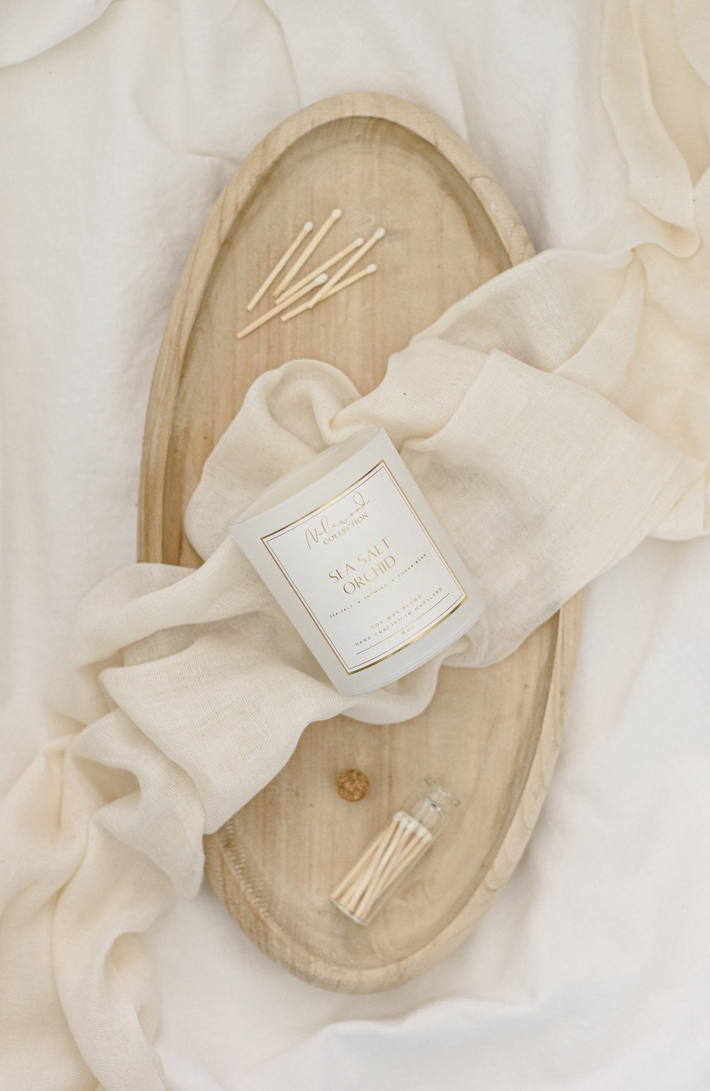 Sea Salt Orchid Candle