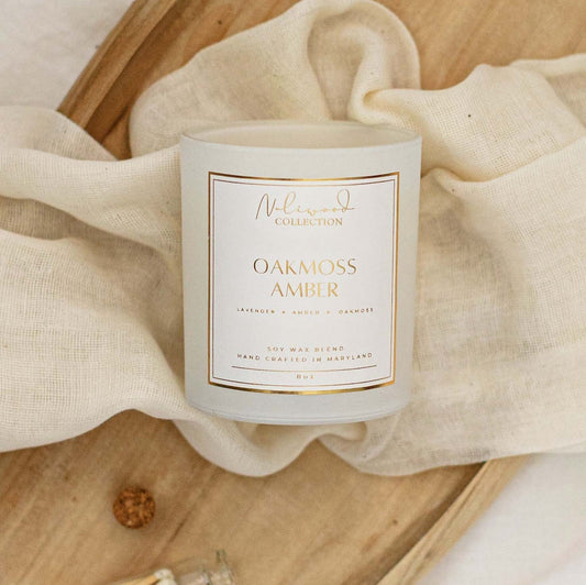 Oakmoss Amber Candle